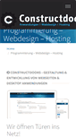 Mobile Screenshot of constructdoors.de
